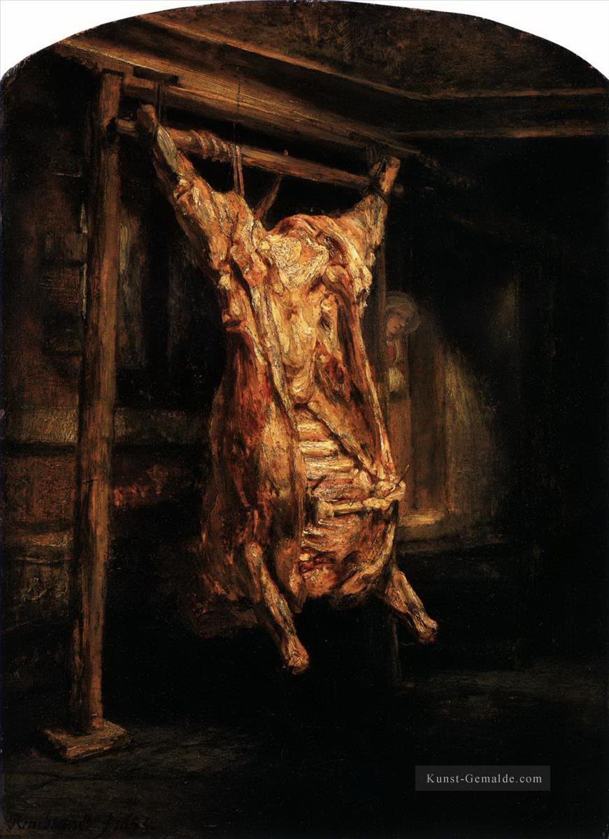 Der Kadaver eines Ochsen Rembrandt Ölgemälde